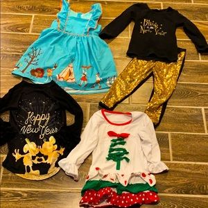 Boutique holiday outfits 5/6 girls